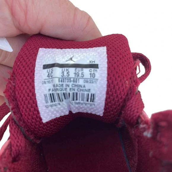 Air Jordan 1 Mid Team Red/Black  Toddler Shoes - Picture 8 of 9